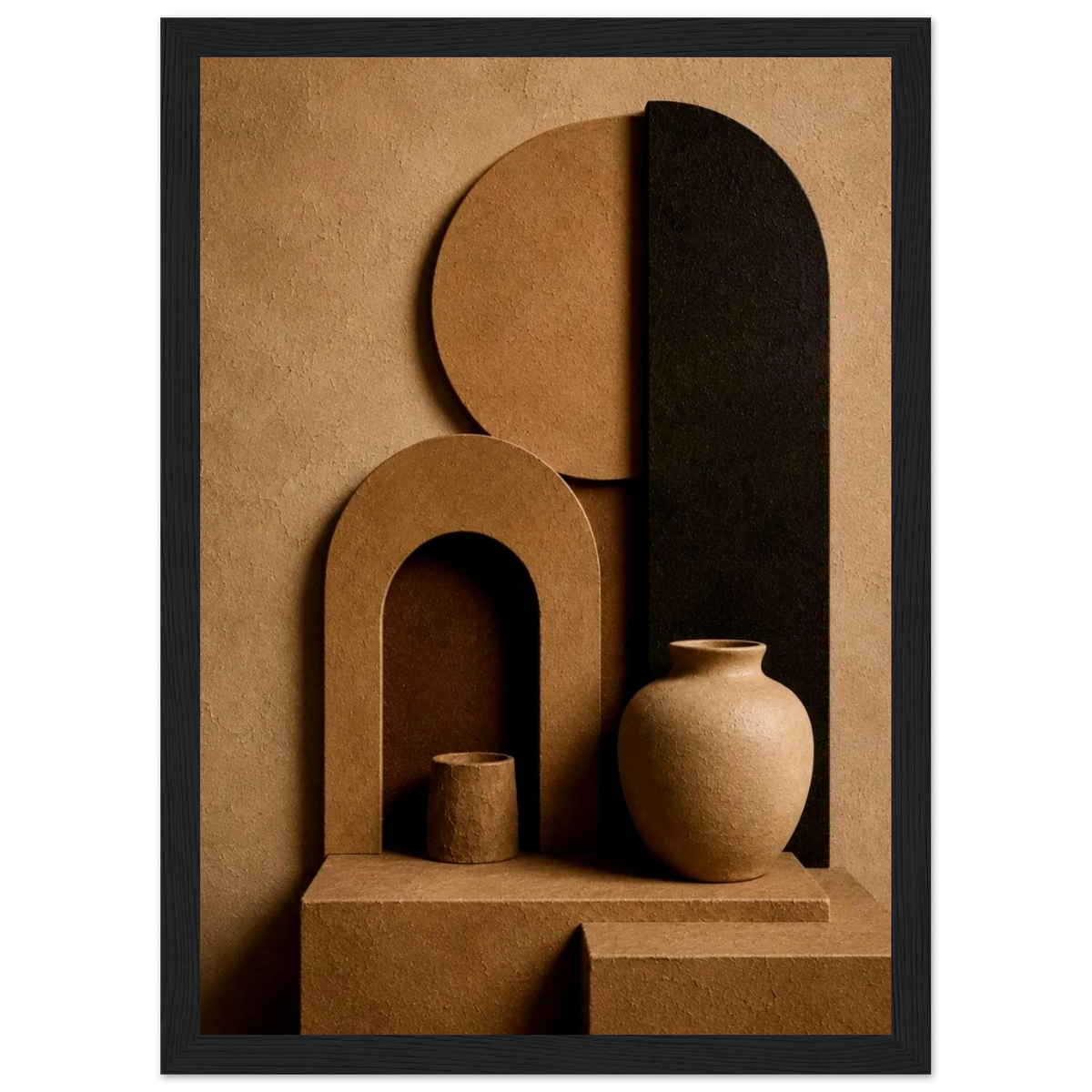 Modern Terra 3D Organic Abstract Wall Art