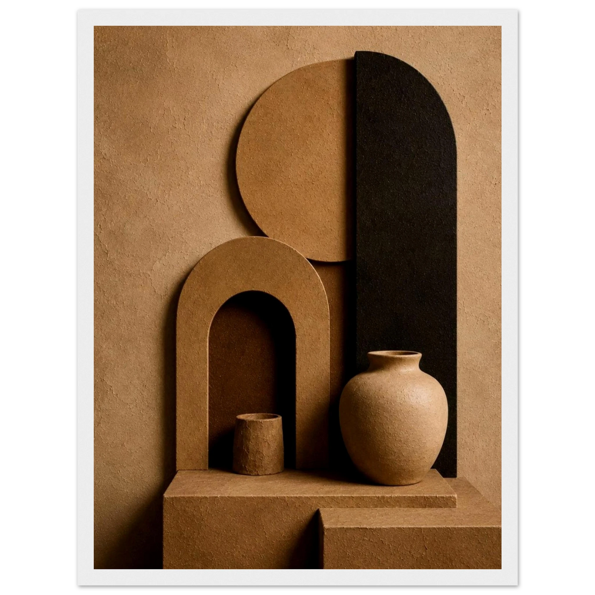 Modern Terra 3D Organic Abstract Wall Art