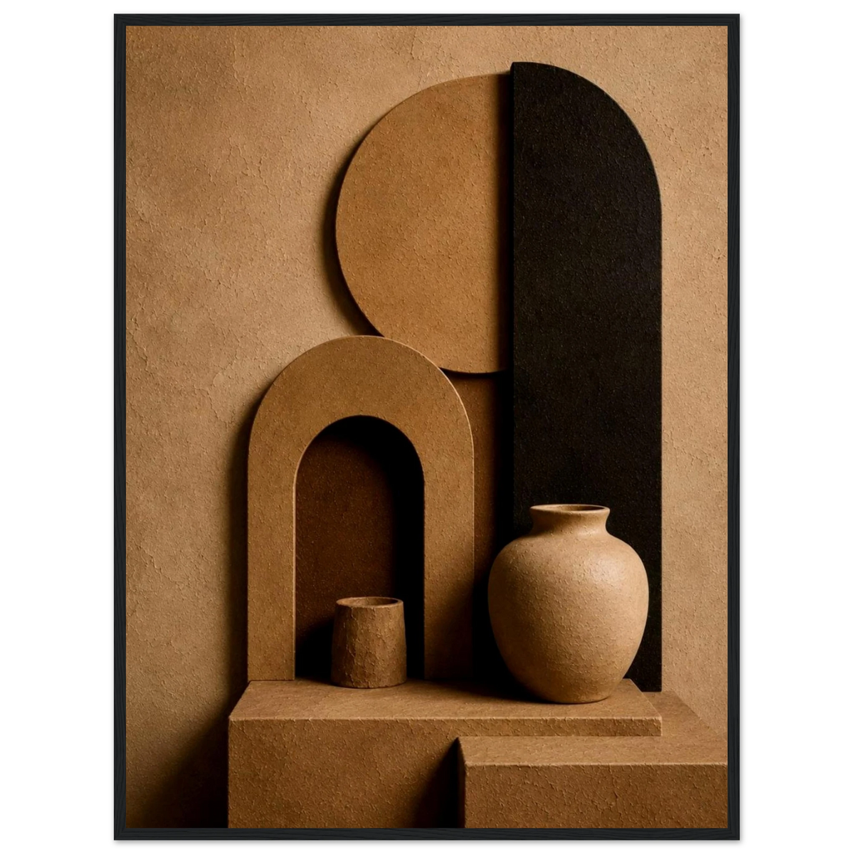 Modern Terra 3D Organic Abstract Wall Art