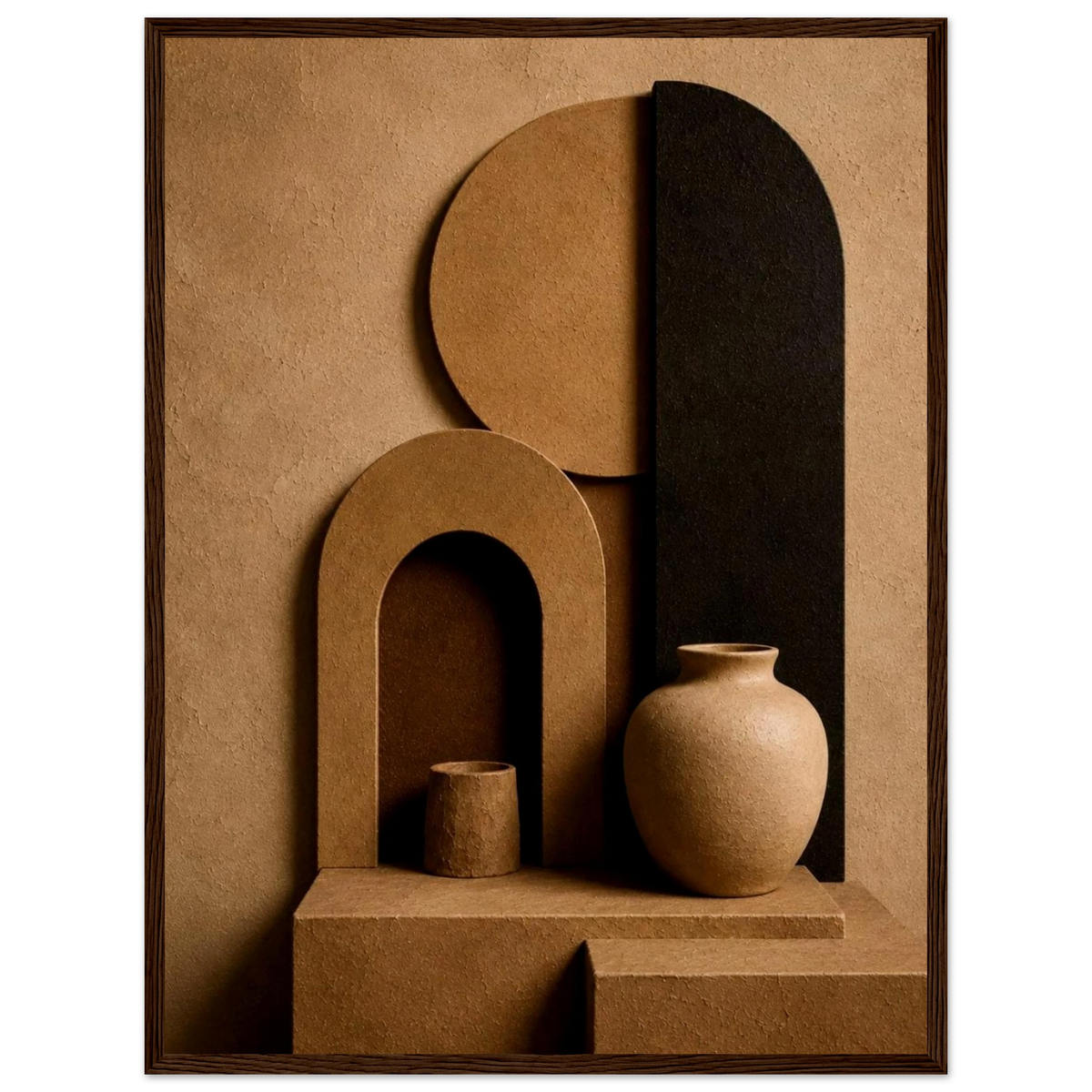 Modern Terra 3D Organic Abstract Wall Art