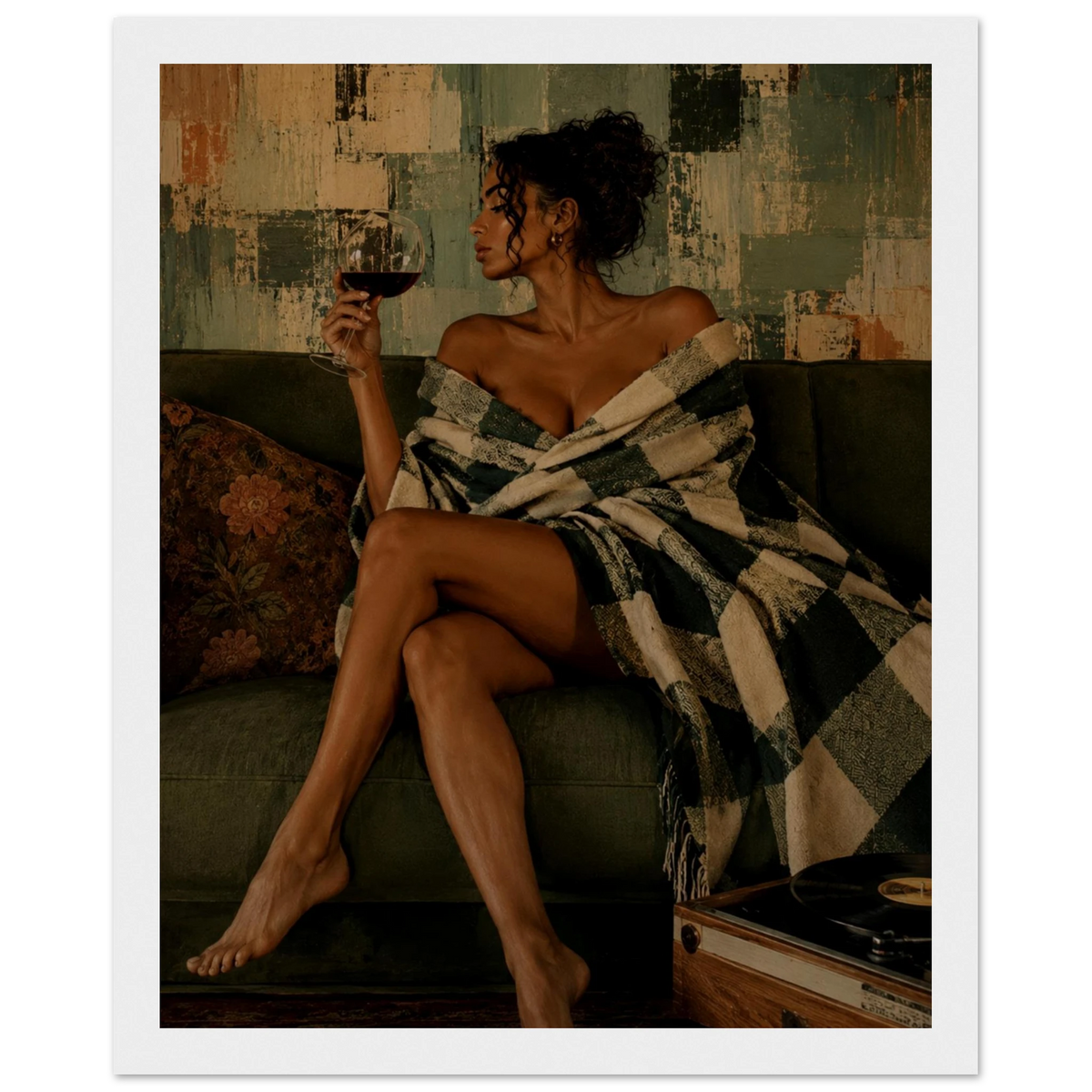 Vintage Wine & Vinyl Wall Art