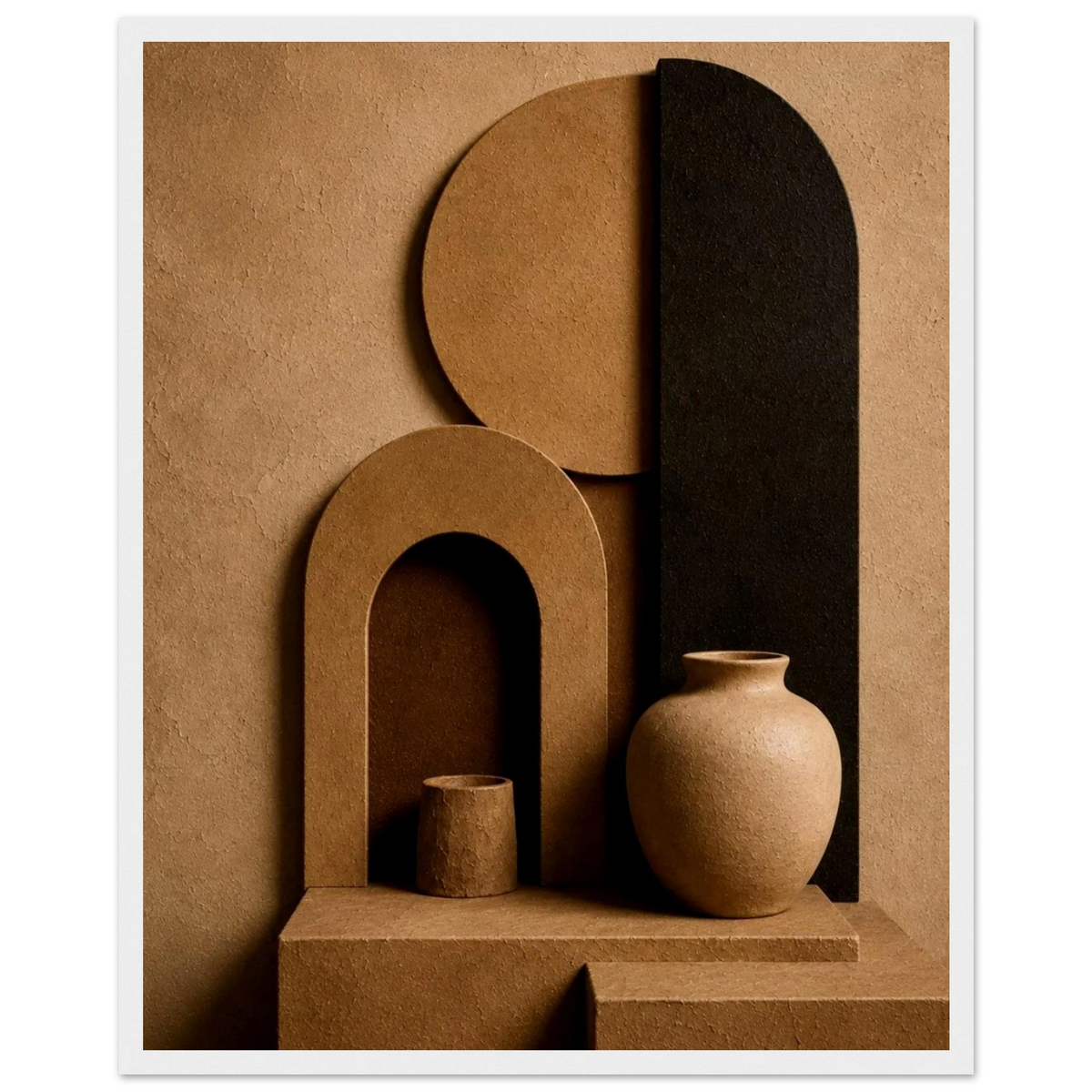 Modern Terra 3D Organic Abstract Wall Art