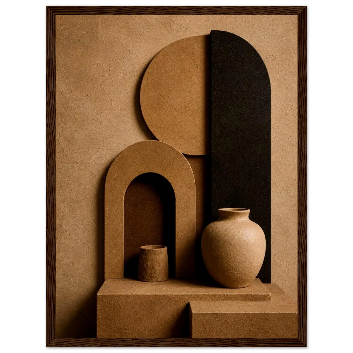 Modern Terra 3D Organic Abstract Wall Art