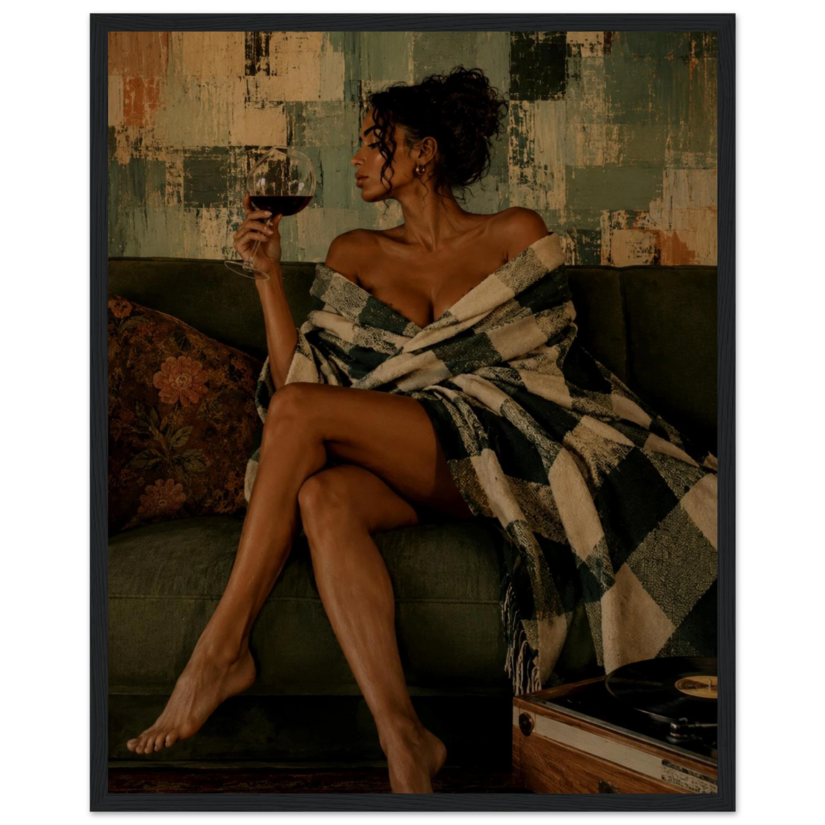 Vintage Wine & Vinyl Wall Art