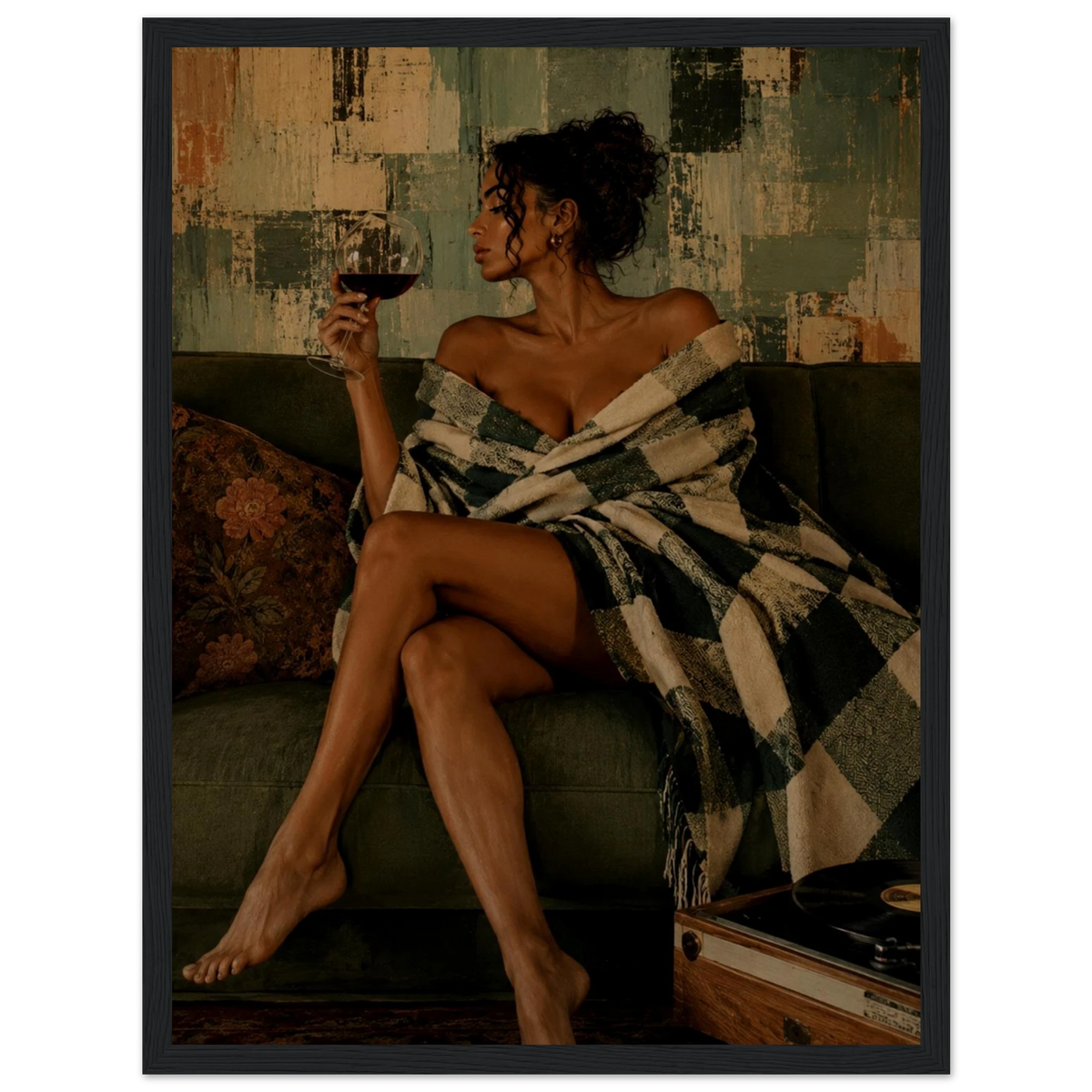 Vintage Wine & Vinyl Wall Art