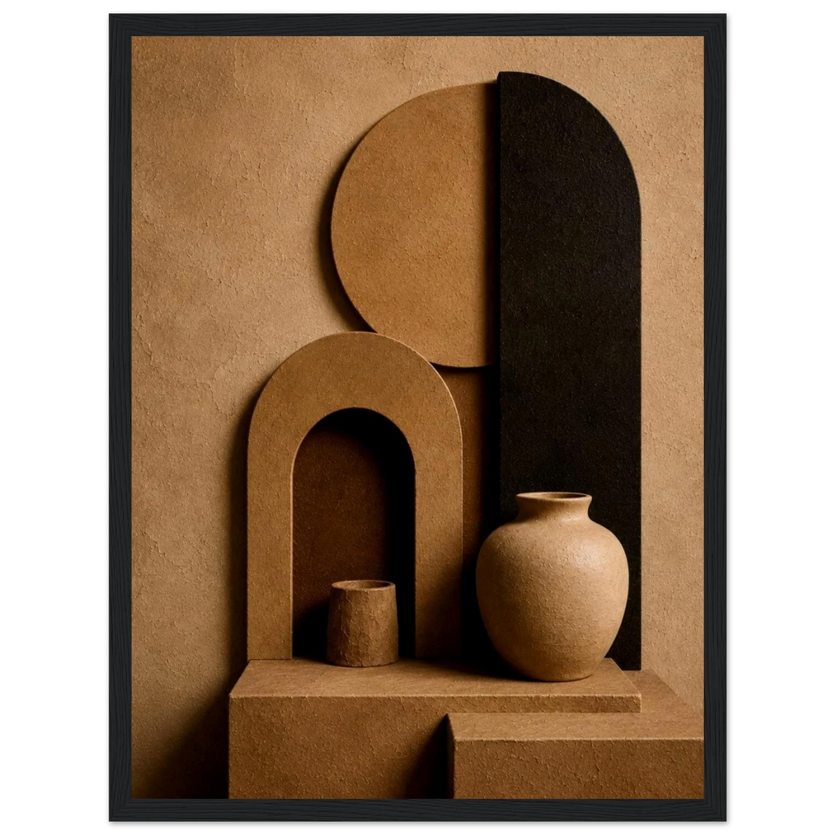 Modern Terra 3D Organic Abstract Wall Art