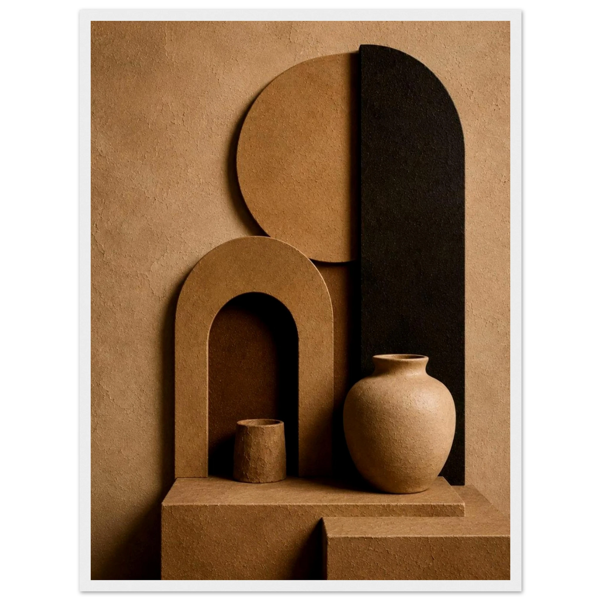 Modern Terra 3D Organic Abstract Wall Art