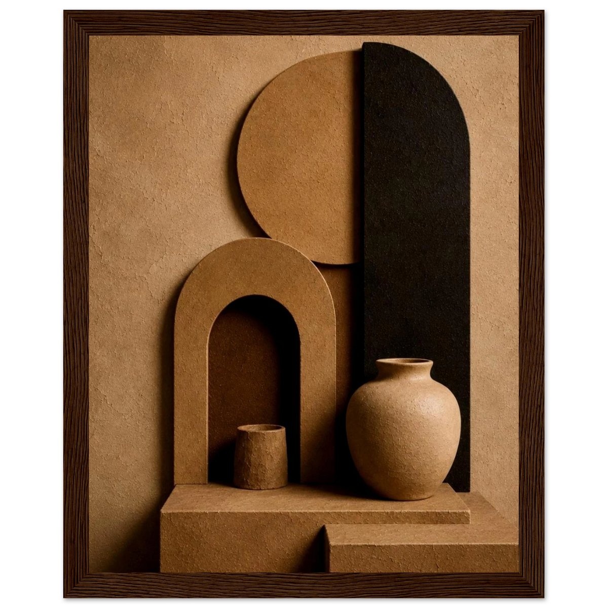 Modern Terra 3D Organic Abstract Wall Art