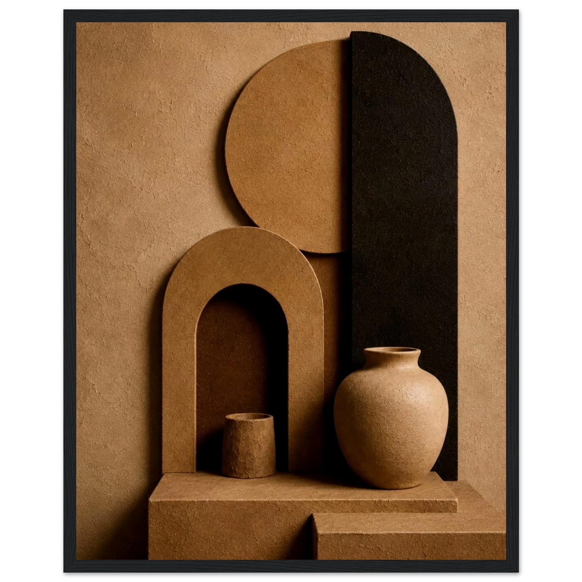 Modern Terra 3D Organic Abstract Wall Art
