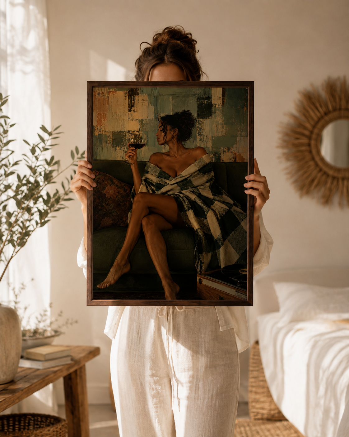 Vintage Wine & Vinyl Wall Art Printable