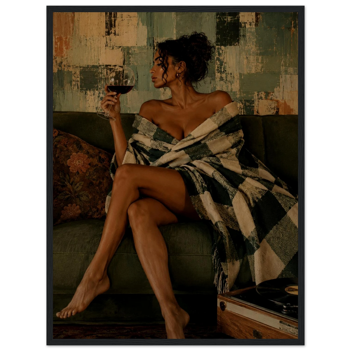 Vintage Wine & Vinyl Wall Art