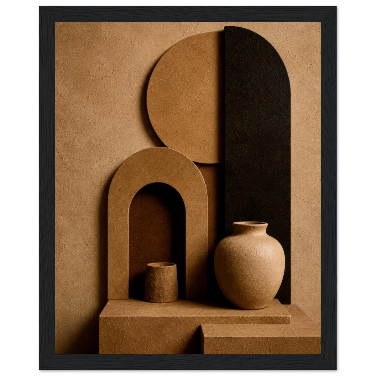 Modern Terra 3D Organic Abstract Wall Art