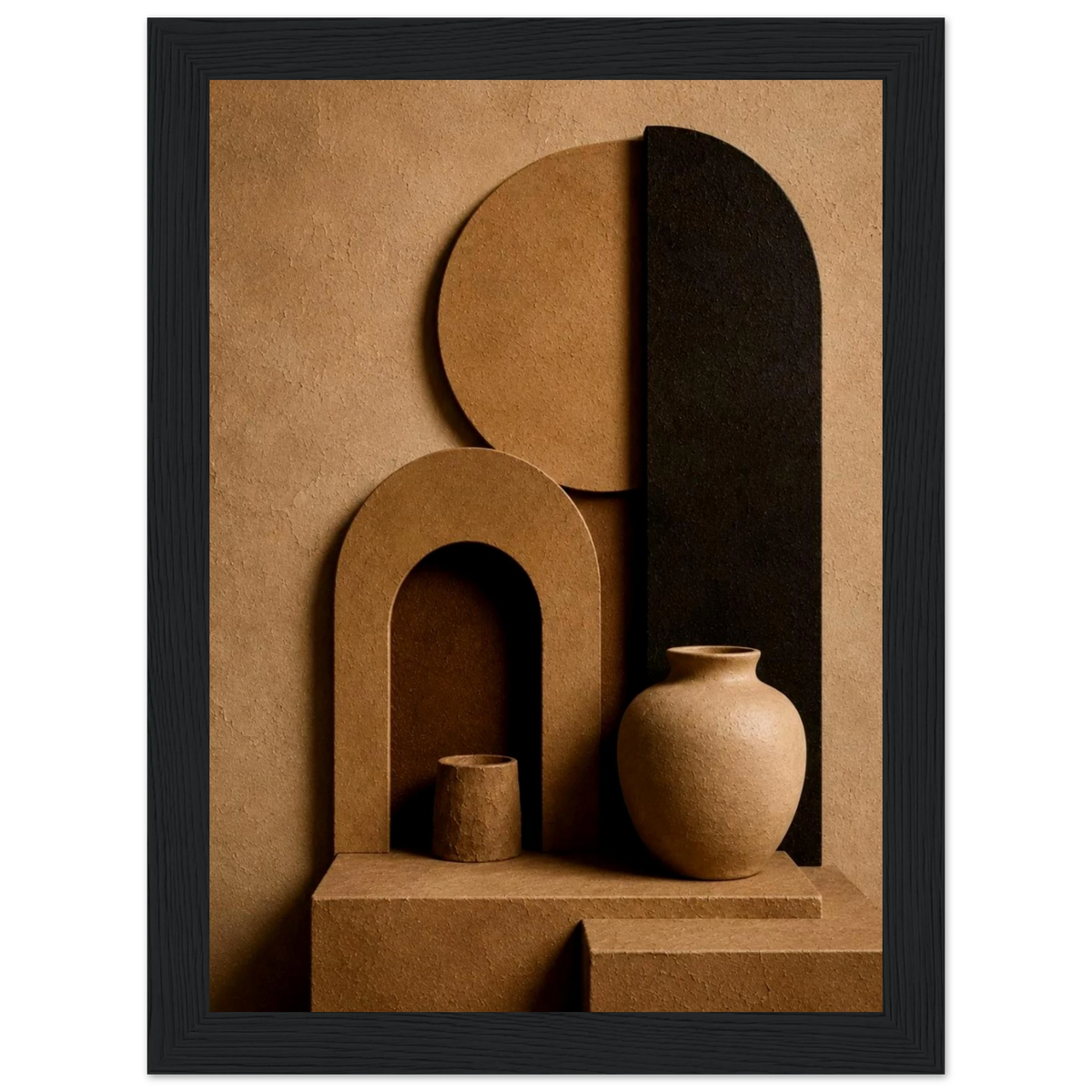 Modern Terra 3D Organic Abstract Wall Art