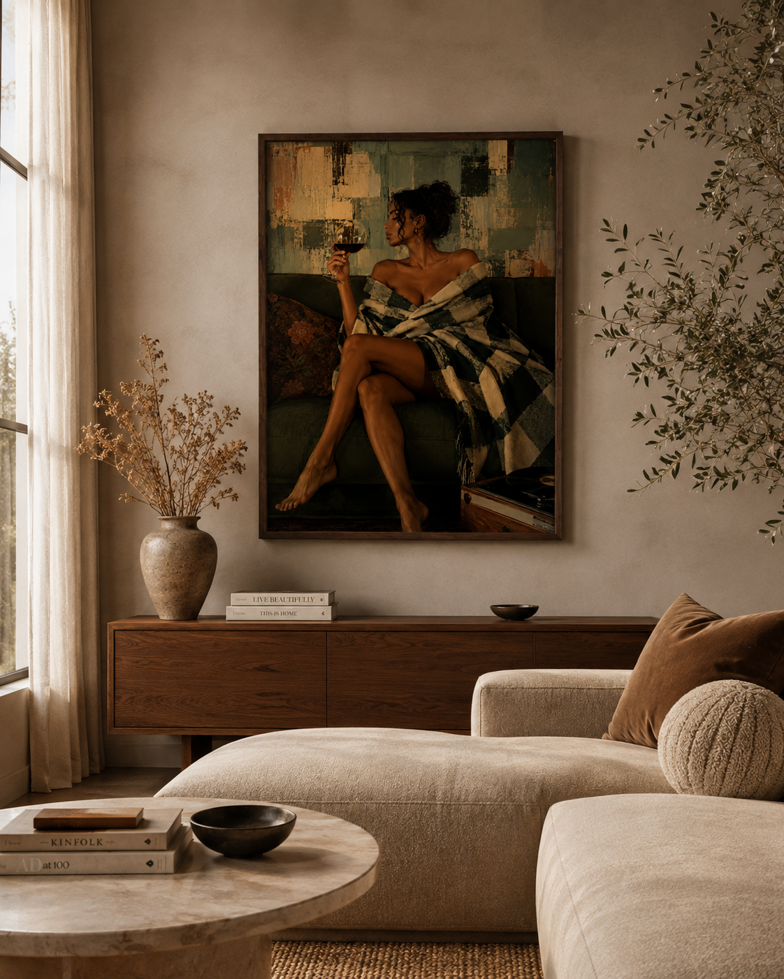 Vintage Wine & Vinyl Wall Art Printable