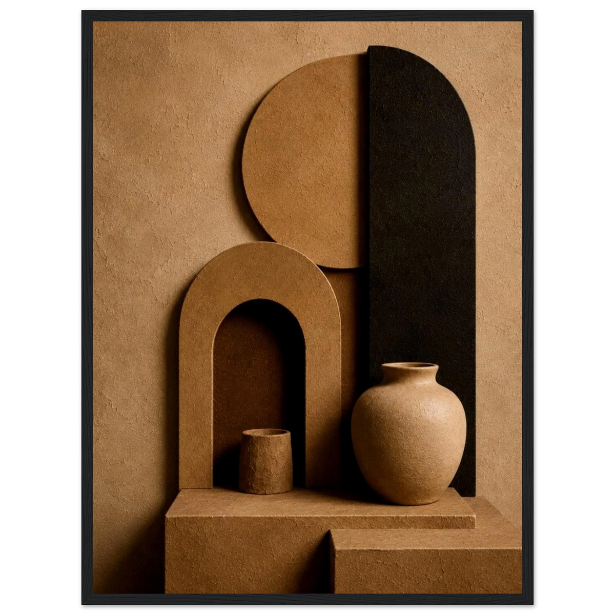Modern Terra 3D Organic Abstract Wall Art