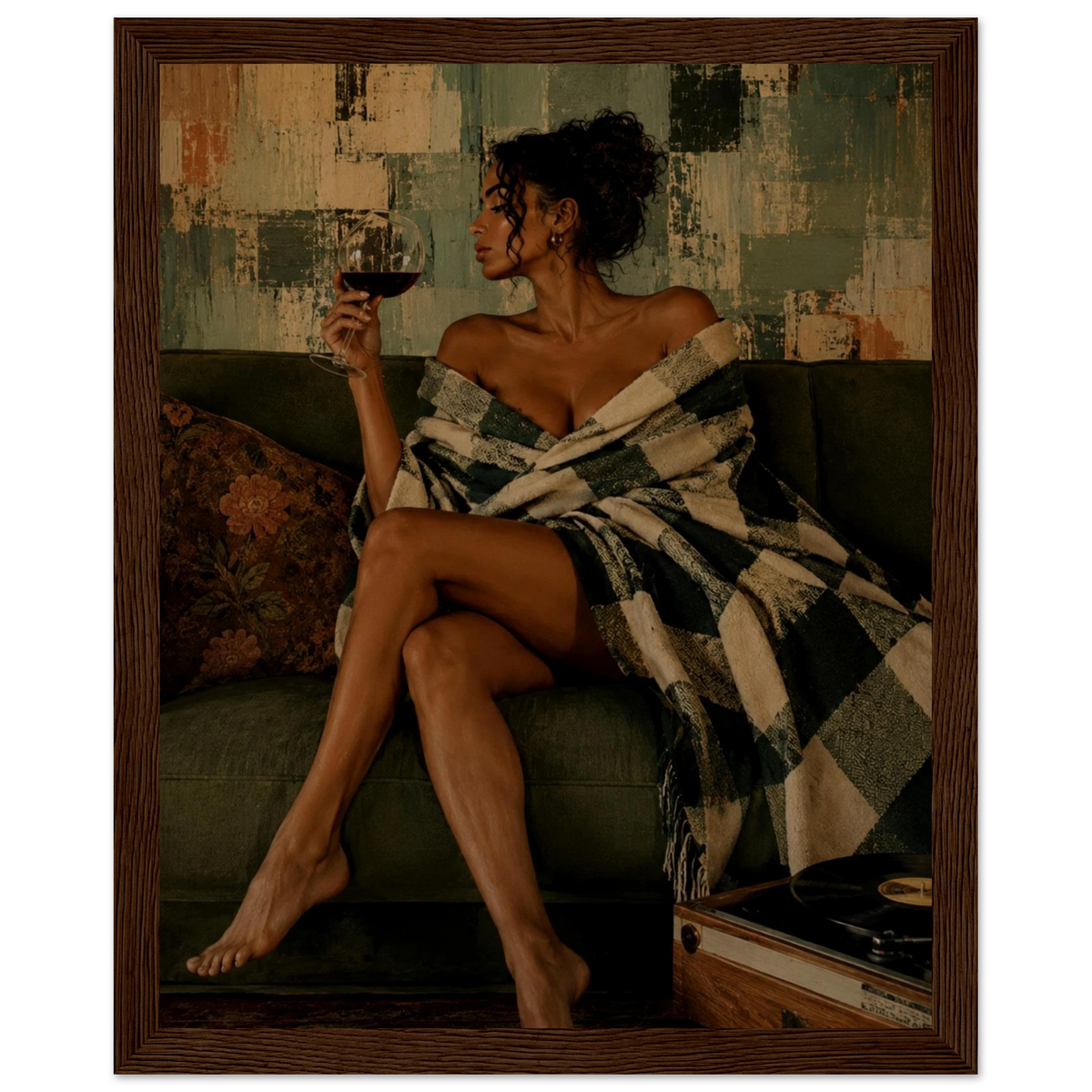 Vintage Wine & Vinyl Wall Art