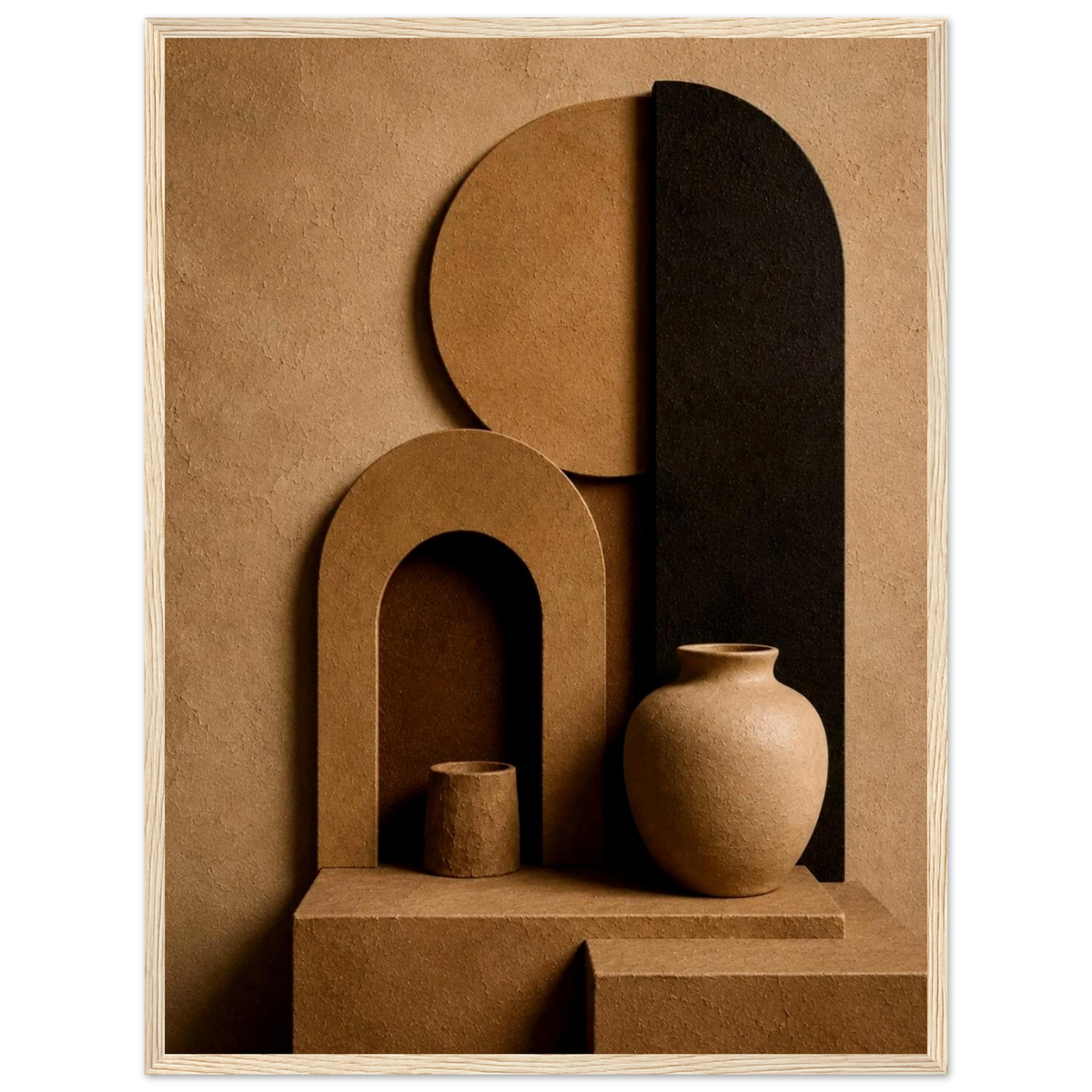 Modern Terra 3D Organic Abstract Wall Art