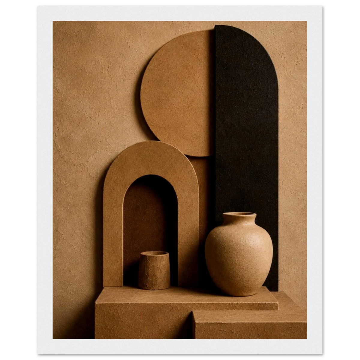 Modern Terra 3D Organic Abstract Wall Art