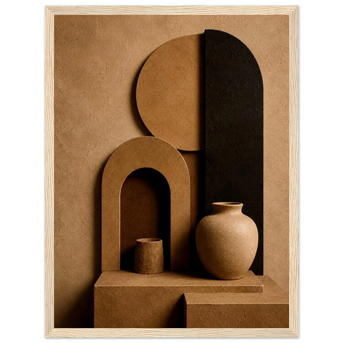 Modern Terra 3D Organic Abstract Wall Art