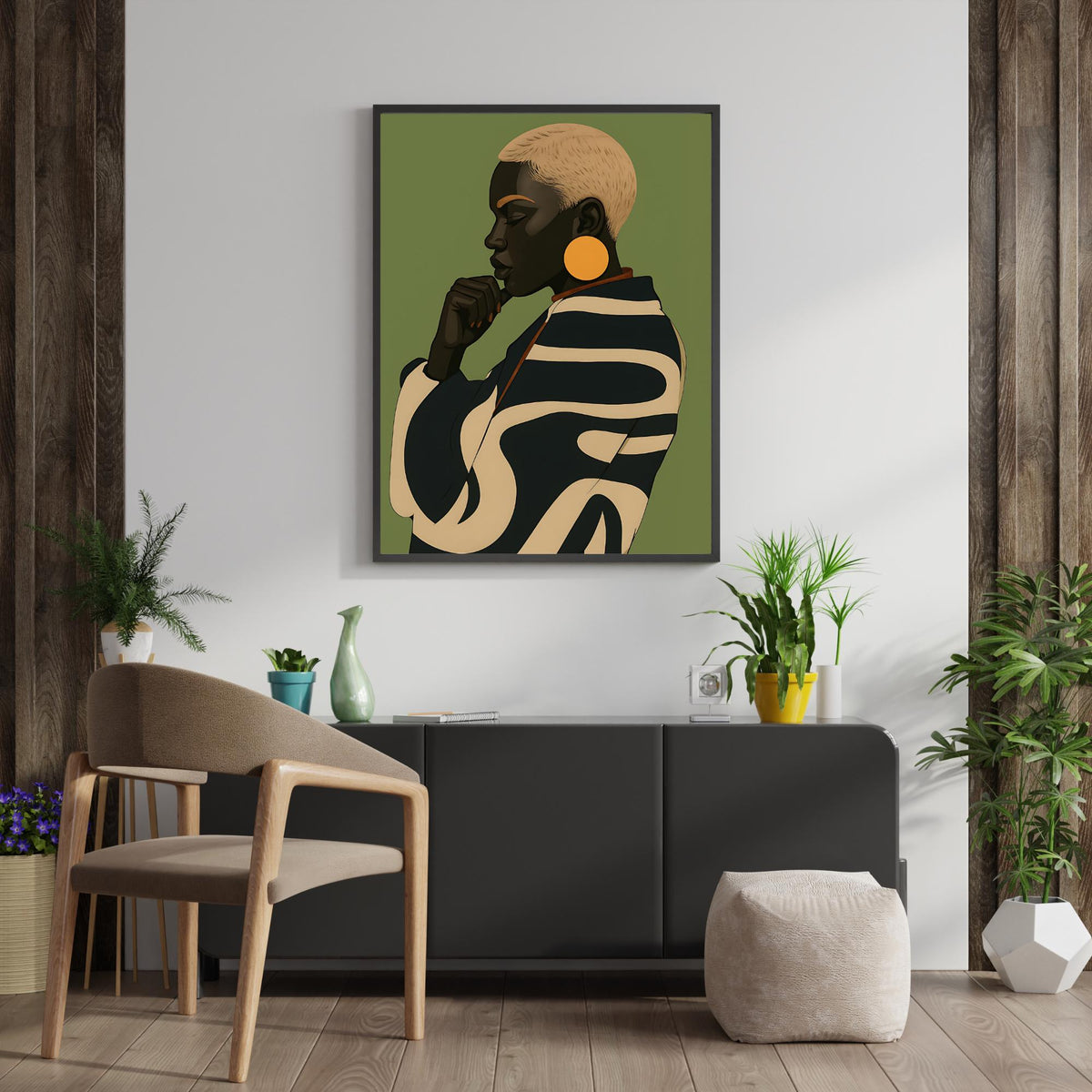 Bold Abstract Portrait