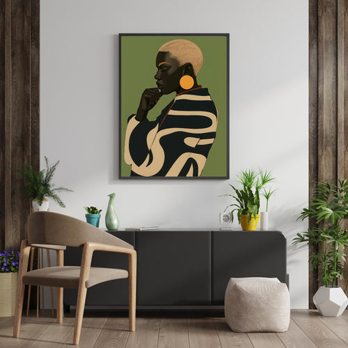 Bold Abstract Portrait