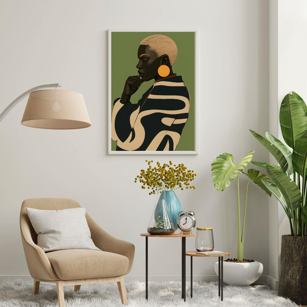Bold Abstract Portrait