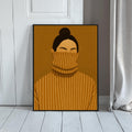 Mustard Girl Wall Art